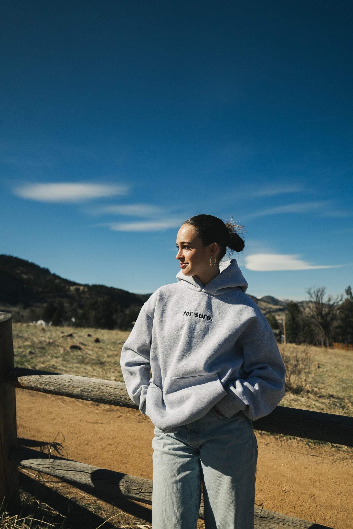 FOR SURE HOODIE - HEATHER