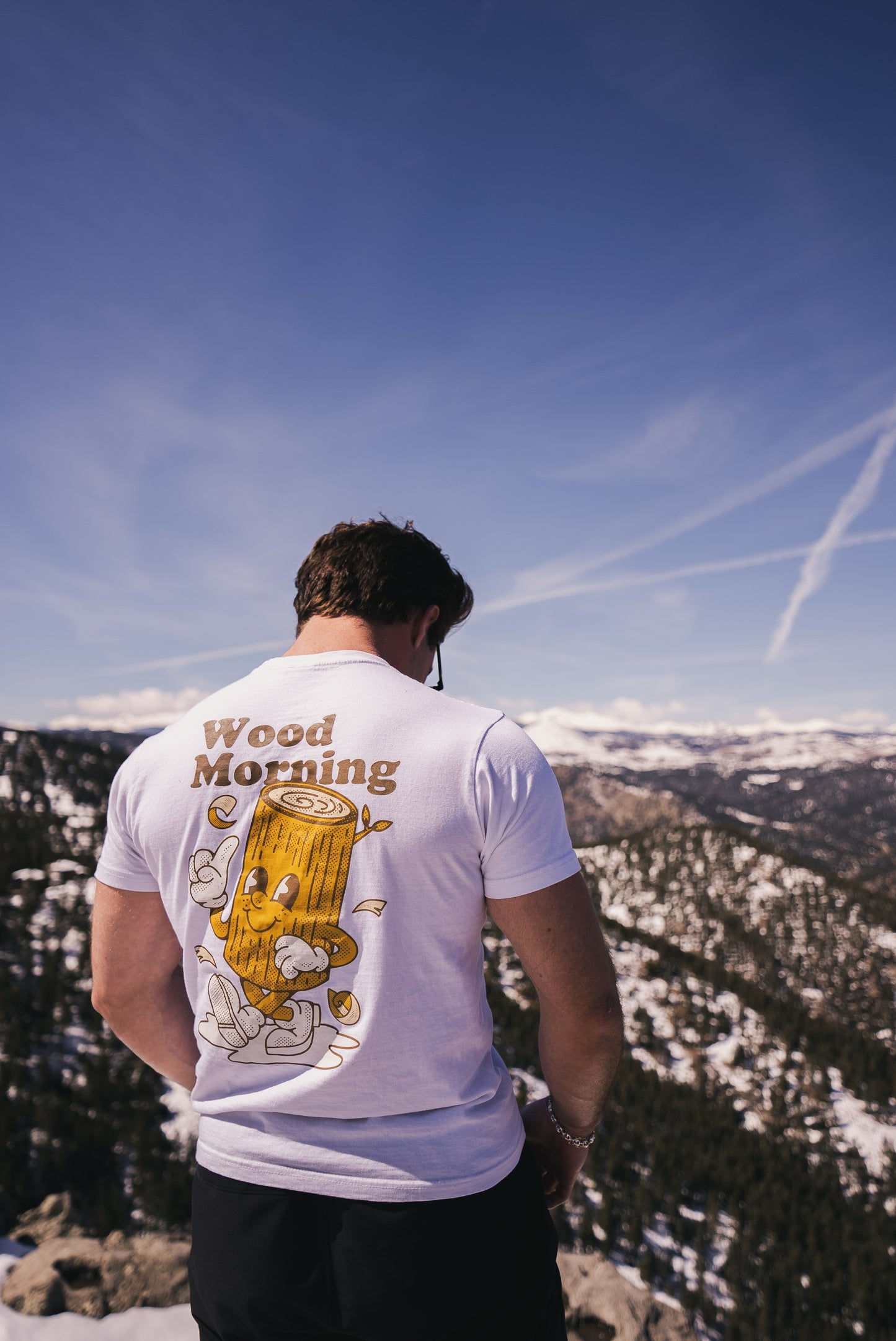 WOOD MORNING GRAPHIC TEE